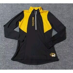 Drew Lock #3 Missouri State Mizzou  Sweater Women 8/10 Tigers 1/4 Zip Thumb hole